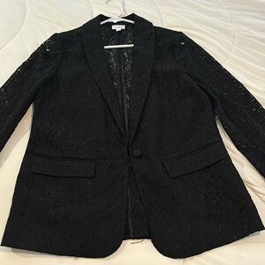 Cami NYC Lace Pattern Jacket -Black size Small